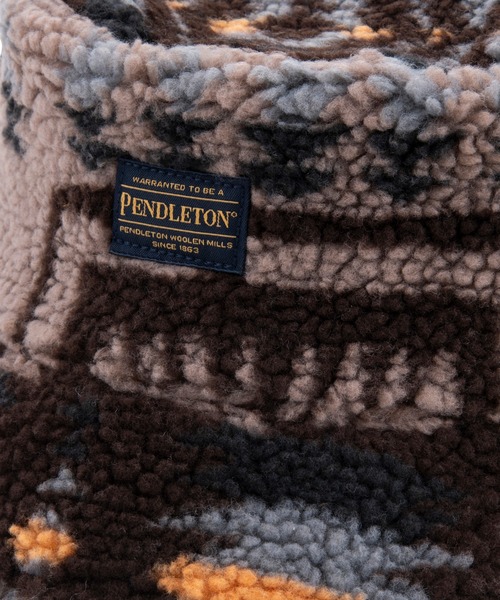 PENDLETON（ペンドルトン）の「ジャガードボアハット（ハット・レディース・ブラック/オフホワイト/グレー系その他・FREE）」の12枚目の写真