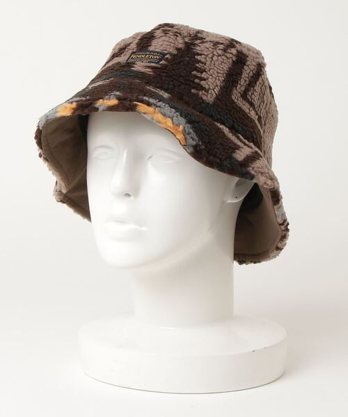 PENDLETON（ペンドルトン）の「ジャガードボアハット（ハット・レディース・ブラック/オフホワイト/グレー系その他・FREE）」の18枚目の写真