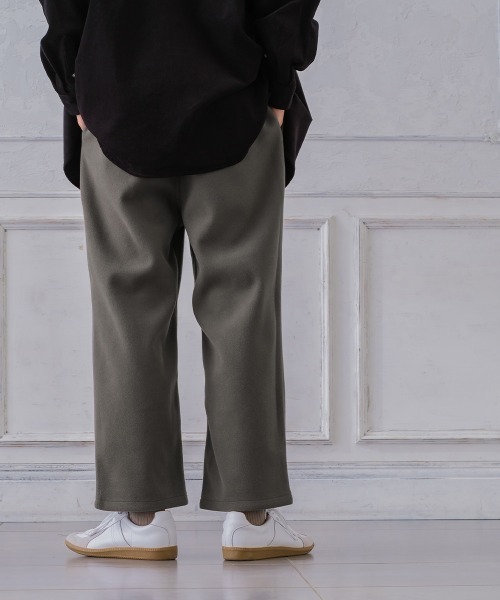 SIDEWAY STANCE（サイドウェイスタンス）の「【SIDEWAY STANCE】テックメルトン 1タック イージー ワイドパンツ（スラックス・メンズ・オリーブ/ブラック/グレイッシュブルー/クリーム・MEDIUM/LARGE/X-LARGE）」の21枚目の写真