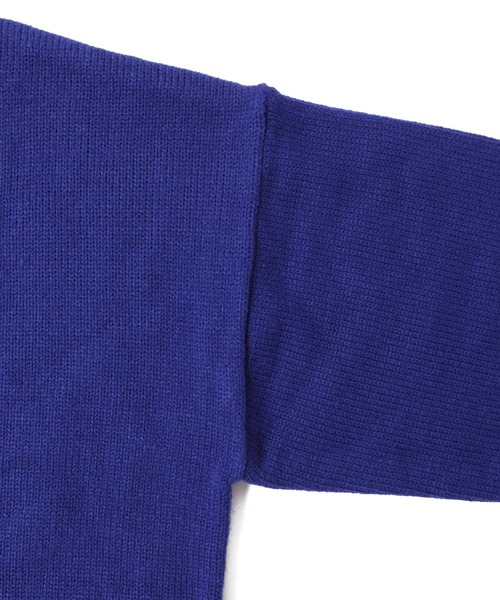 GLAZOS（グラソス）の「ニット・ドロップショルダーカーディガン【マシンウォッシャブル】（カーディガン/ボレロ・キッズ・ブラック/レッド/カーキ/ブルー・130cm/140cm/150cm/160cm/170cm）」の11枚目の写真