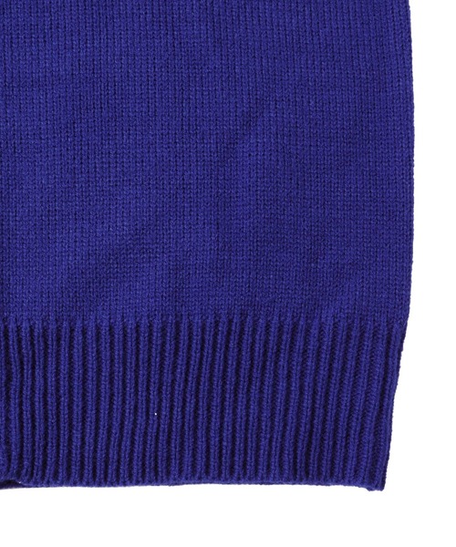 GLAZOS（グラソス）の「ニット・ドロップショルダーカーディガン【マシンウォッシャブル】（カーディガン/ボレロ・キッズ・ブラック/レッド/カーキ/ブルー・130cm/140cm/150cm/160cm/170cm）」の14枚目の写真