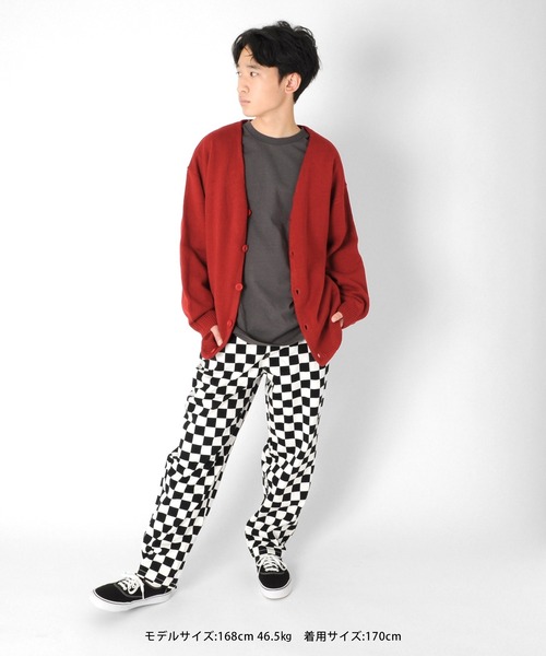 GLAZOS（グラソス）の「ニット・ドロップショルダーカーディガン【マシンウォッシャブル】（カーディガン/ボレロ・キッズ・ブラック/レッド/カーキ/ブルー・130cm/140cm/150cm/160cm/170cm）」の18枚目の写真