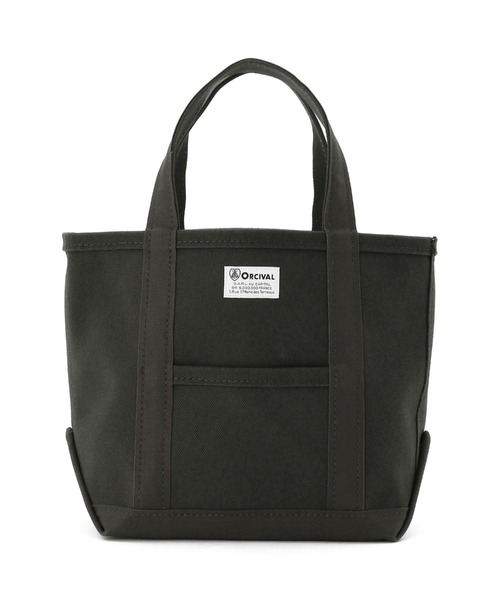 ORCIVAL（オーシバル）の「ORCIVAL (オーシバル）　24oz CANVAS TOTE BAG　キャンバストートバッグ SMALL /RC-7060 HVC（トートバッグ・レディース・チャコールグレー/ライトグレー/ライトブルー/ブルーグレー/アイボリー/グレー系その他/チョコ/ライトイエロー/ピンクベージュ・FREE）」の2枚目の写真
