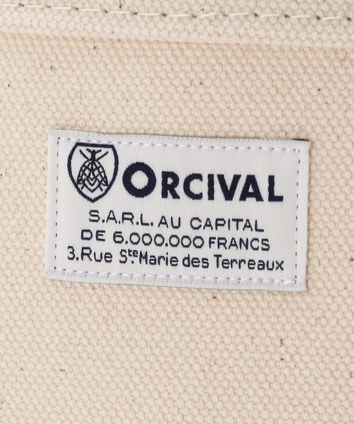ORCIVAL（オーシバル）の「ORCIVAL (オーシバル）　24oz CANVAS TOTE BAG　キャンバストートバッグ SMALL /RC-7060 HVC（トートバッグ・レディース・チャコールグレー/ライトグレー/ライトブルー/ブルーグレー/アイボリー/グレー系その他/チョコ/ライトイエロー/ピンクベージュ・FREE）」の12枚目の写真