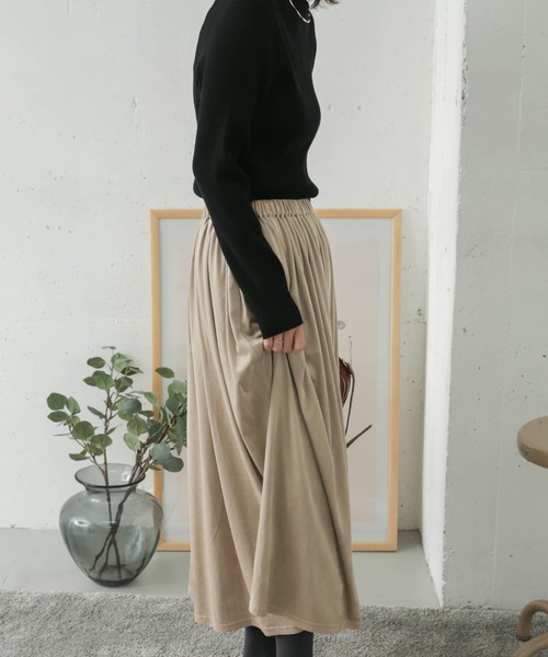 セール】スウェードギャザースカート（スカート）｜URBAN RESEARCH