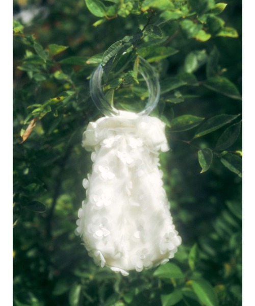 merry jenny（メリージェニー）の「アクリルハンドルおはなbag（ハンドバッグ・レディース・ブラック/オフホワイト・FREE）」の18枚目の写真