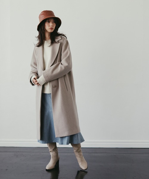 N.（N. Natural Beauty Basic）（エヌエヌナチュラルビューティーベーシック）の「◆ウォームタッチマーメイドスカート（スカート・レディース・ブルー/モカ/ナチュラル・MEDIUM）」の21枚目の写真