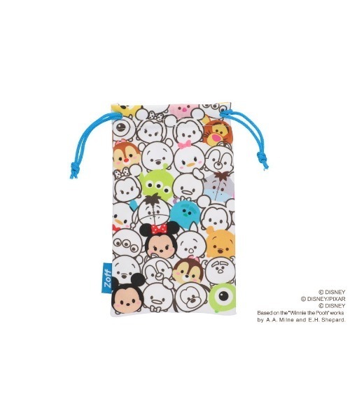Disney(ディズニー)の「ウェリントン型 PCめがね|Zoff PC Disney TSUM TSUM(ブルーライトカット率約50%)(メガネ・レディース・パープル/ブラウン/ブルー/ブラウン系その他・FREE)」の16枚目の写真