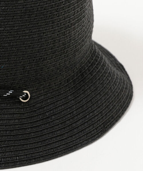 BEAMS（ビームス）の「BEAMS / ペーパー バケット ハット（ハット・メンズ・ブラック/ベージュ・ONE SIZE）」の4枚目の写真