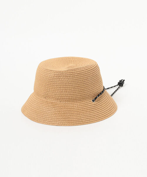 BEAMS（ビームス）の「BEAMS / ペーパー バケット ハット（ハット・メンズ・ブラック/ベージュ・ONE SIZE）」の6枚目の写真