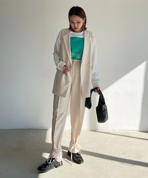 PAGEBOY(ページボーイ)の「カラフルBOXロンT(Tシャツ/カットソー・レディース・ブラック/パープル/オフホワイト・FREE)」の17枚目の写真