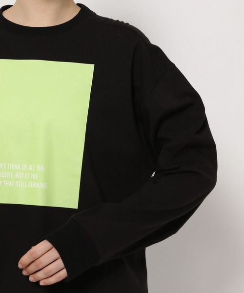 PAGEBOY(ページボーイ)の「カラフルBOXロンT(Tシャツ/カットソー・レディース・ブラック/パープル/オフホワイト・FREE)」の15枚目の写真