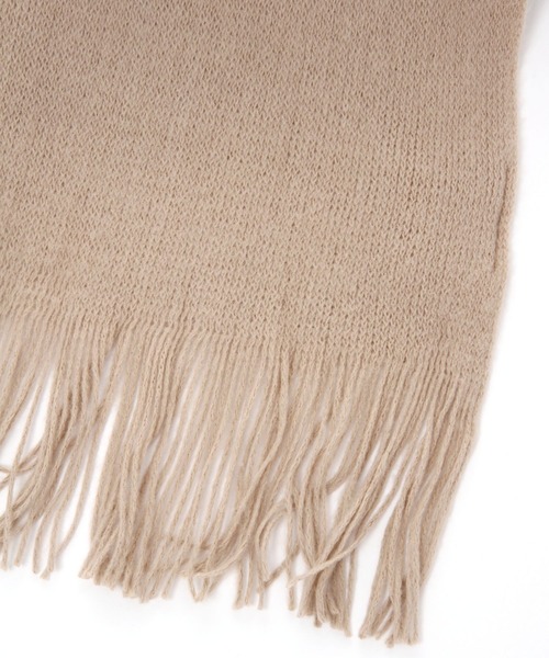 Andemiu（アンデミュウ）の「ラッセルボリュームマフラー268514（マフラー・レディース・ブラウン/グレー/ライトグリーン・FREE）」の9枚目の写真