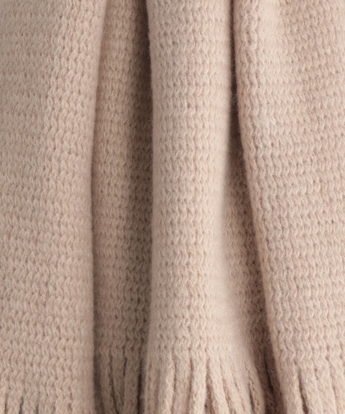 Andemiu（アンデミュウ）の「ラッセルボリュームマフラー268514（マフラー・レディース・ブラウン/グレー/ライトグリーン・FREE）」の11枚目の写真