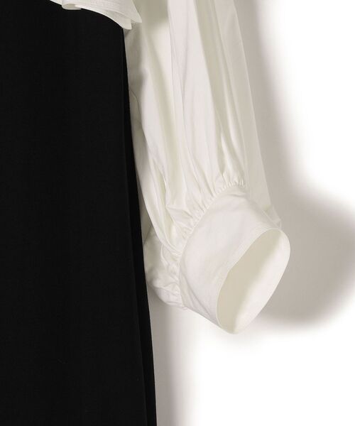 FLICKA（フリッカ）の「FLICKA:フリルデザインコットンワンピース（ワンピース・レディース・ブラック・ONE SIZE）」の4枚目の写真