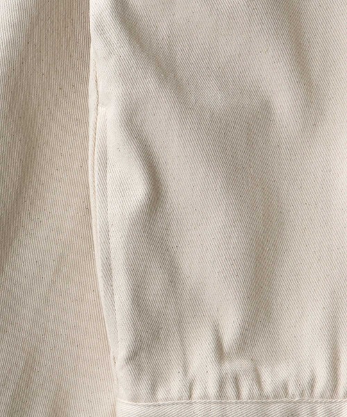 SITRY（シトリー）の「ファーストタイプ ワイドデニムジャケット（デニムジャケット・メンズ・ネイビー/オフホワイト/サックスブルー・M/L）」の4枚目の写真