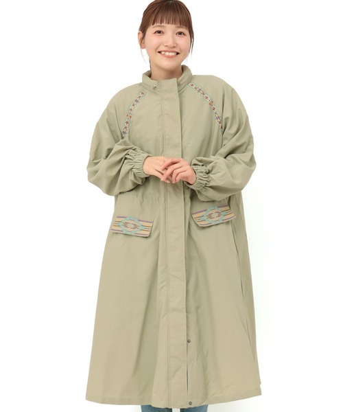 チチカカ（チチカカ）の「ナイロンテントコート（その他アウター・レディース・カーキ/ブラック・FREE）」の12枚目の写真