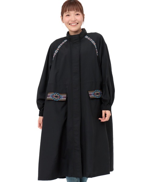 チチカカ（チチカカ）の「ナイロンテントコート（その他アウター・レディース・カーキ/ブラック・FREE）」の11枚目の写真