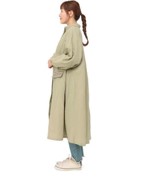 チチカカ（チチカカ）の「ナイロンテントコート（その他アウター・レディース・カーキ/ブラック・FREE）」の14枚目の写真