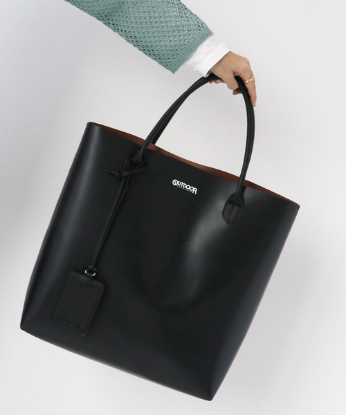 Simplicite（サンプリシテ）の「【OUTDOOR PRODUCTS/アウトドアプロダクツ】Utility tote bag◆（ショルダーバッグ・レディース・ブラック/ブラウン/グリーン・FREE）」の2枚目の写真