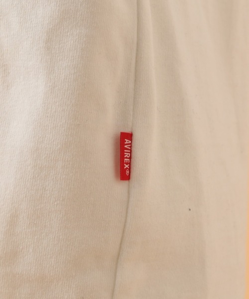 AVIREX（アヴィレックス）の「リターンド セーラー ロングスリーブ Tシャツ/ RETURNED SAILOR LONG SLEEVE T-SHIRT（Tシャツ/カットソー・レディース・ライトピンク/カーキ/オフホワイト/ブラック/ライトグレー・LARGE/MEDIUM/X-LARGE）」の13枚目の写真