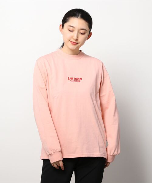 AVIREX（アヴィレックス）の「リターンド セーラー ロングスリーブ Tシャツ/ RETURNED SAILOR LONG SLEEVE T-SHIRT（Tシャツ/カットソー・レディース・ライトピンク/カーキ/オフホワイト/ブラック/ライトグレー・LARGE/MEDIUM/X-LARGE）」の21枚目の写真