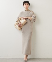 Whim Gazette（ウィムガゼット）の「リラックスニットワンピース（ワンピース）」