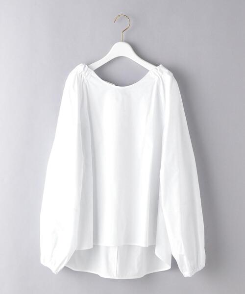 VONDEL(フォンデル)の「<VONDEL(フォンデル)>バックリボン ブラウス(シャツ/ブラウス・レディース・ブラック/オフホワイト・36)」の12枚目の写真