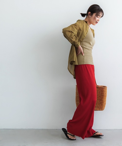 coca（coca）（コカ）の「カップ付きキャミソール（キャミソール・レディース・ホワイト/ブラック/ベージュ/ライトグリーン/アイボリー・S/M/L）」の10枚目の写真