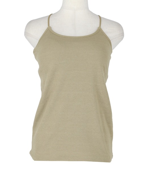 coca（coca）（コカ）の「カップ付きキャミソール（キャミソール・レディース・ホワイト/ブラック/ベージュ/ライトグリーン/アイボリー・S/M/L）」の15枚目の写真