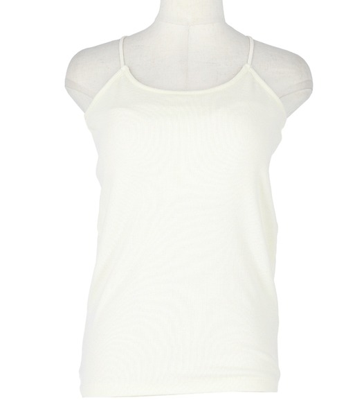 coca（coca）（コカ）の「カップ付きキャミソール（キャミソール・レディース・ホワイト/ブラック/ベージュ/ライトグリーン/アイボリー・S/M/L）」の18枚目の写真