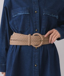 KATHARINE ROSS（キャサリンロス）の「【KATHARINE ROSS】再生革メッシュ太ベルト WEB限定（ベルト・レディース）」