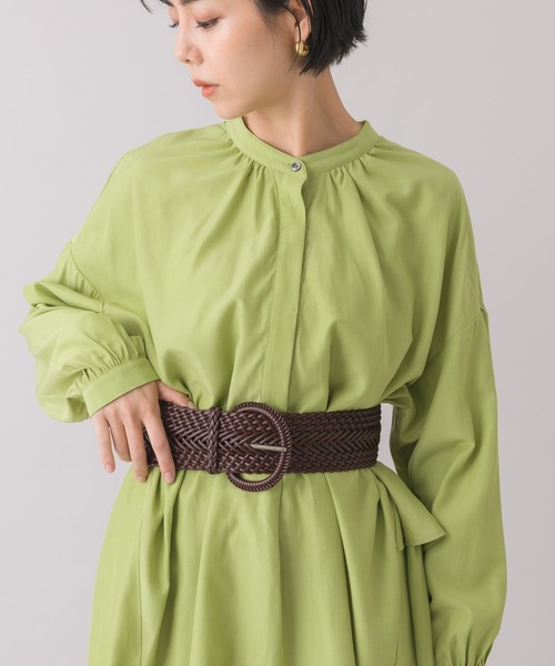 KATHARINE ROSS(キャサリンロス)の「【KATHARINE ROSS】再生革メッシュ太ベルト WEB限定(ベルト・レディース・ベージュ/ブラウン/ゴールド/キャメル・MEDIUM)」の14枚目の写真