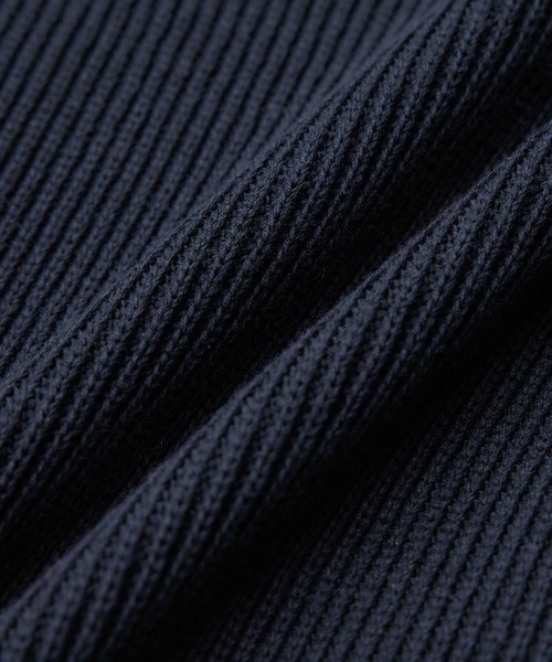 ROPE'（ロペ）の「【秋にも使える】畦ニットジップカーディガン【SDGs】（カーディガン/ボレロ・レディース・ベージュ/ネイビー/オフホワイト・38）」の5枚目の写真