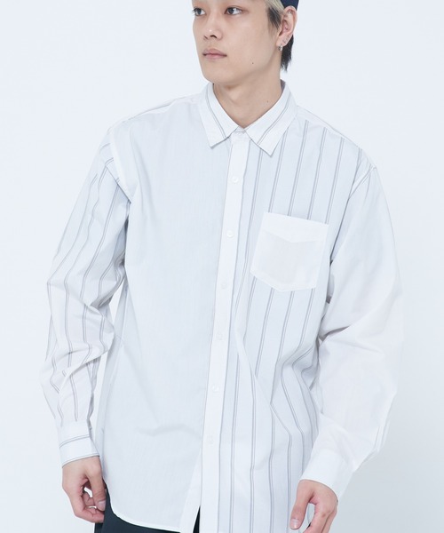 CORISCO(コリスコ)の「ブロードレギュラーシャツ(M1)(シャツ/ブラウス・メンズ・ホワイト/ブラック/ベージュ/その他1/その他2/その他3/ブルー系その他/チャコール/その他5/その他4/ブルー・MEDIUM/LARGE/X-LARGE)」の10枚目の写真