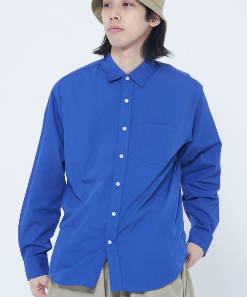 CORISCO(コリスコ)の「ブロードレギュラーシャツ(M1)(シャツ/ブラウス・メンズ・ホワイト/ブラック/ベージュ/その他1/その他2/その他3/ブルー系その他/チャコール/その他5/その他4/ブルー・MEDIUM/LARGE/X-LARGE)」の5枚目の写真