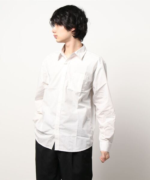 CORISCO(コリスコ)の「ブロードレギュラーシャツ(M1)(シャツ/ブラウス・メンズ・ホワイト/ブラック/ベージュ/その他1/その他2/その他3/ブルー系その他/チャコール/その他5/その他4/ブルー・MEDIUM/LARGE/X-LARGE)」の14枚目の写真