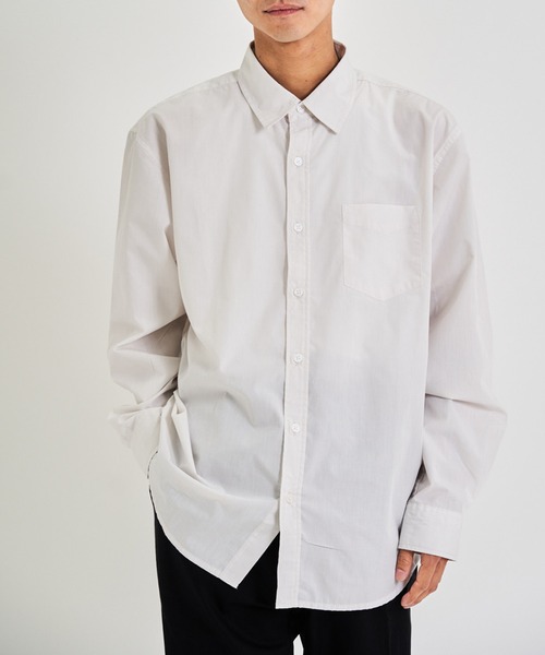 CORISCO(コリスコ)の「ブロードレギュラーシャツ(M1)(シャツ/ブラウス・メンズ・ホワイト/ブラック/ベージュ/その他1/その他2/その他3/ブルー系その他/チャコール/その他5/その他4/ブルー・MEDIUM/LARGE/X-LARGE)」の17枚目の写真