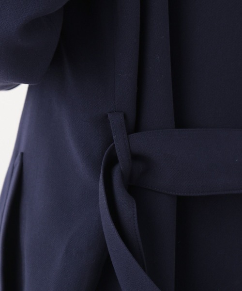 LEPSIM(レプシィム)の「ガウンコート 260648(トレンチコート・レディース・ネイビー/グレイッシュベージュ・FREE)」の15枚目の写真