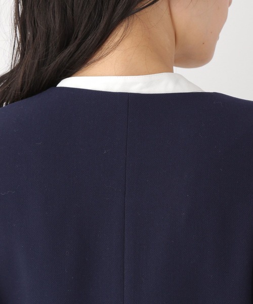 LEPSIM(レプシィム)の「ガウンコート 260648(トレンチコート・レディース・ネイビー/グレイッシュベージュ・FREE)」の17枚目の写真