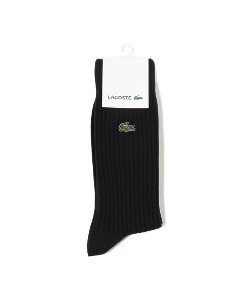 BEAMS LIGHTS（ビームスライツ）の「LACOSTE / リブ ニット ソックス（ソックス/靴下・メンズ・ネイビー/ホワイト/ブラック・ONE SIZE）」の8枚目の写真