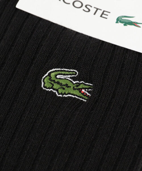 BEAMS LIGHTS（ビームスライツ）の「LACOSTE / リブ ニット ソックス（ソックス/靴下・メンズ・ネイビー/ホワイト/ブラック・ONE SIZE）」の9枚目の写真