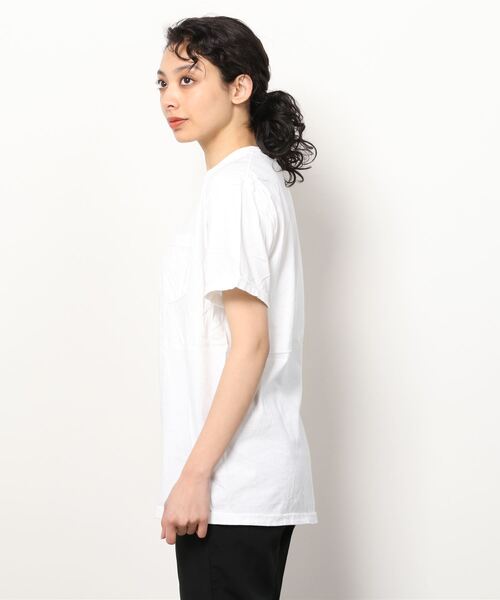 comfort colors(コンフォートカラーズ)の「『COMFORT COLORS』6.1oz ガーメントダイポケットTシャツ【W】【it】(Tシャツ/カットソー・レディース・ホワイト/スミクロ/ブルー系/マスタード/ネイビー系/グリーン系/レッド系・MEDIUM/LARGE/X-LARGE)」の17枚目の写真