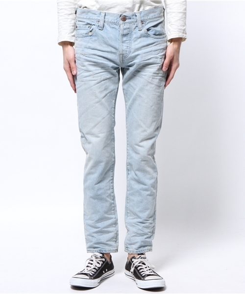 EDIFICE（エディフィス）の「◇RED CARD / レッドカード　Rhythm akira-Worn Light（デニムパンツ・メンズ・サックスブルー・32/30/31/29）」の4枚目の写真