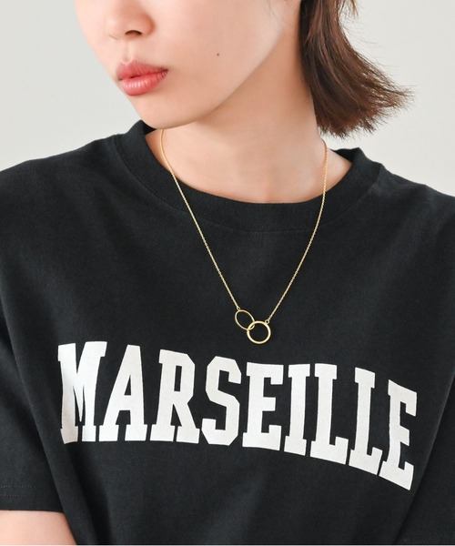 MUTURA(ムツラ)の「SV925 ダブルリングネックレス(ネックレス・レディース・シルバー/ゴールド・ONE SIZE)」の9枚目の写真