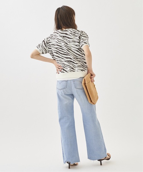 plage（プラージュ）の「W JACQUARD カーディガン◆（カーディガン/ボレロ・レディース・ホワイト/グレー・FREE）」の12枚目の写真