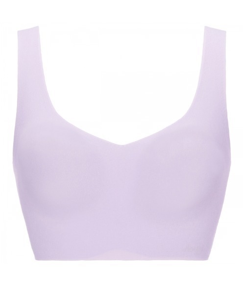 Sloggi（スロギー）の「【綿混素材でさらっと快適！】スロギー ゼロ フィール 綿混 ハーフトップ【S,M,Lサイズ】sloggi G068 N-Top（ブラジャー・レディース・テラコッタ/ベージュ/スカイブルー/ブラック/ライラック/オフホワイト/モカ・S/M/L）」の7枚目の写真