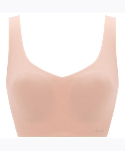 Sloggi（スロギー）の「【綿混素材でさらっと快適！】スロギー ゼロ フィール 綿混 ハーフトップ【S,M,Lサイズ】sloggi G068 N-Top（ブラジャー・レディース・テラコッタ/ベージュ/スカイブルー/ブラック/ライラック/オフホワイト/モカ・S/M/L）」の5枚目の写真