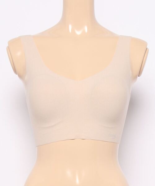 Sloggi（スロギー）の「【綿混素材でさらっと快適！】スロギー ゼロ フィール 綿混 ハーフトップ【S,M,Lサイズ】sloggi G068 N-Top（ブラジャー・レディース・テラコッタ/ベージュ/スカイブルー/ブラック/ライラック/オフホワイト/モカ・S/M/L）」の20枚目の写真