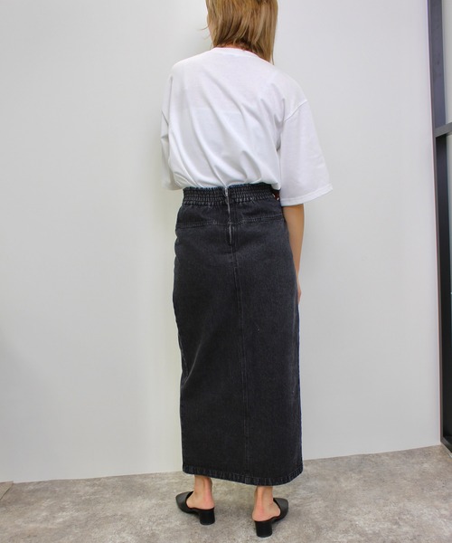 MLI'A（エムリア）の「セミタイトデニムロングスカート（スカート・レディース・グレー/ブルー/インディゴブルー・FREE）」の20枚目の写真